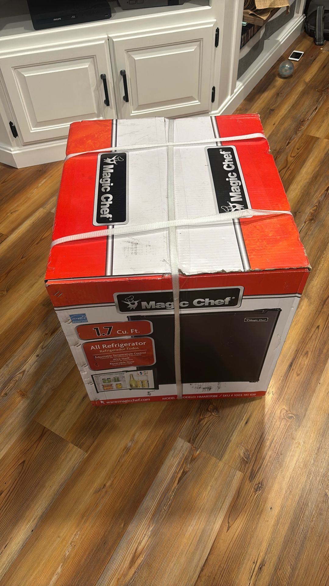 Magic Chef 1.7 Cu. Ft. All Refrigerator Brand New