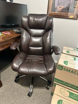 Brown office chair