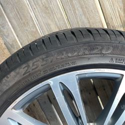 2012-2018 AUDI A7 S7  FACTORY ALLOY  WHEEL RIM 9Jx20 ET37 + TIRE 255/40 R20 OEM - QOI0A1 Auto Parts
