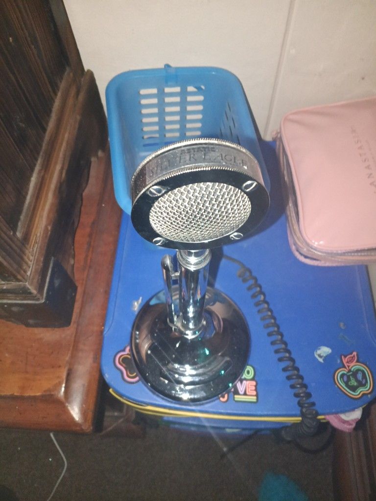 Astatic Silver Vintage Microphone