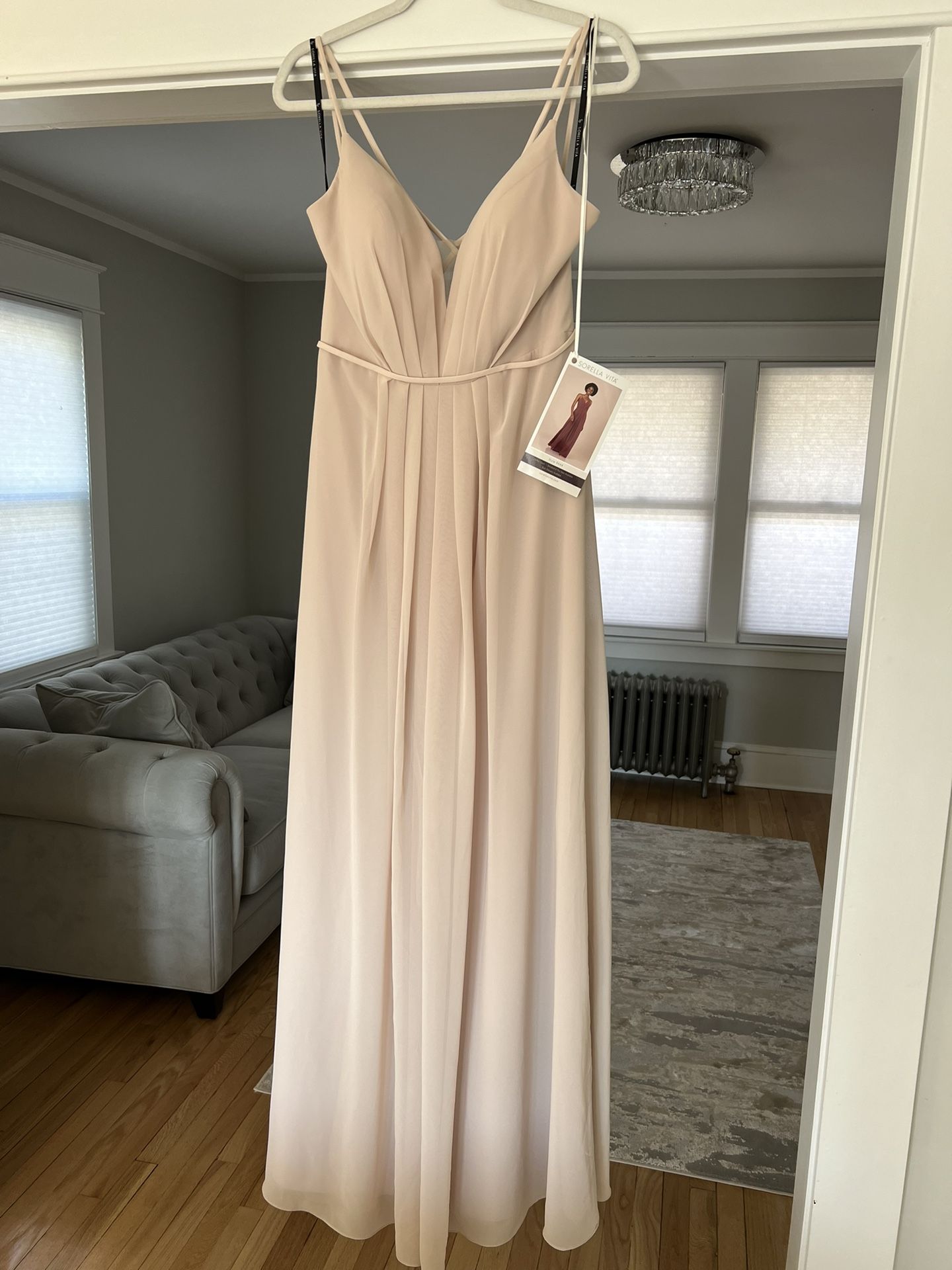 Beige Cream Dress Bridesmaid