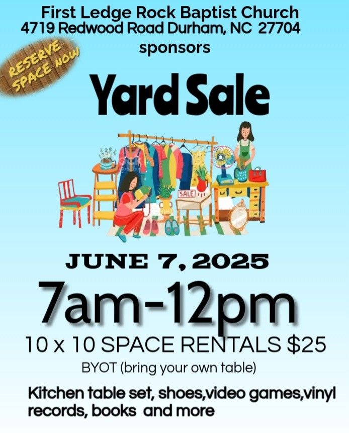 Church Yard Sale