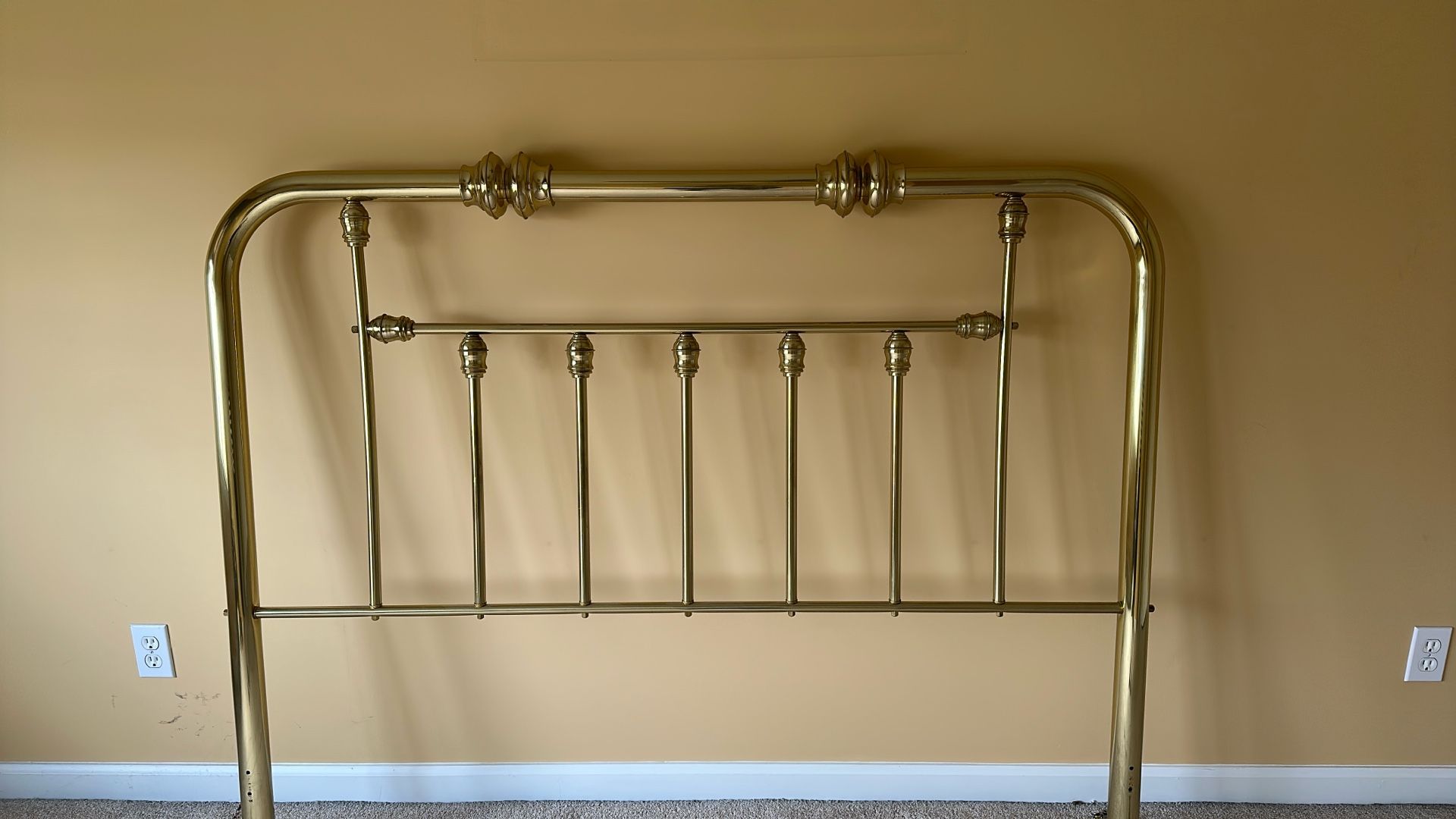 QUEEN BRASS HEADBOARD 