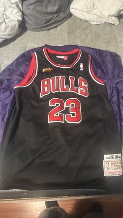VINTAGE Michael Jordan Mitchell & Ness 1997-98 Chicago Bulls Black Authentic Jersey