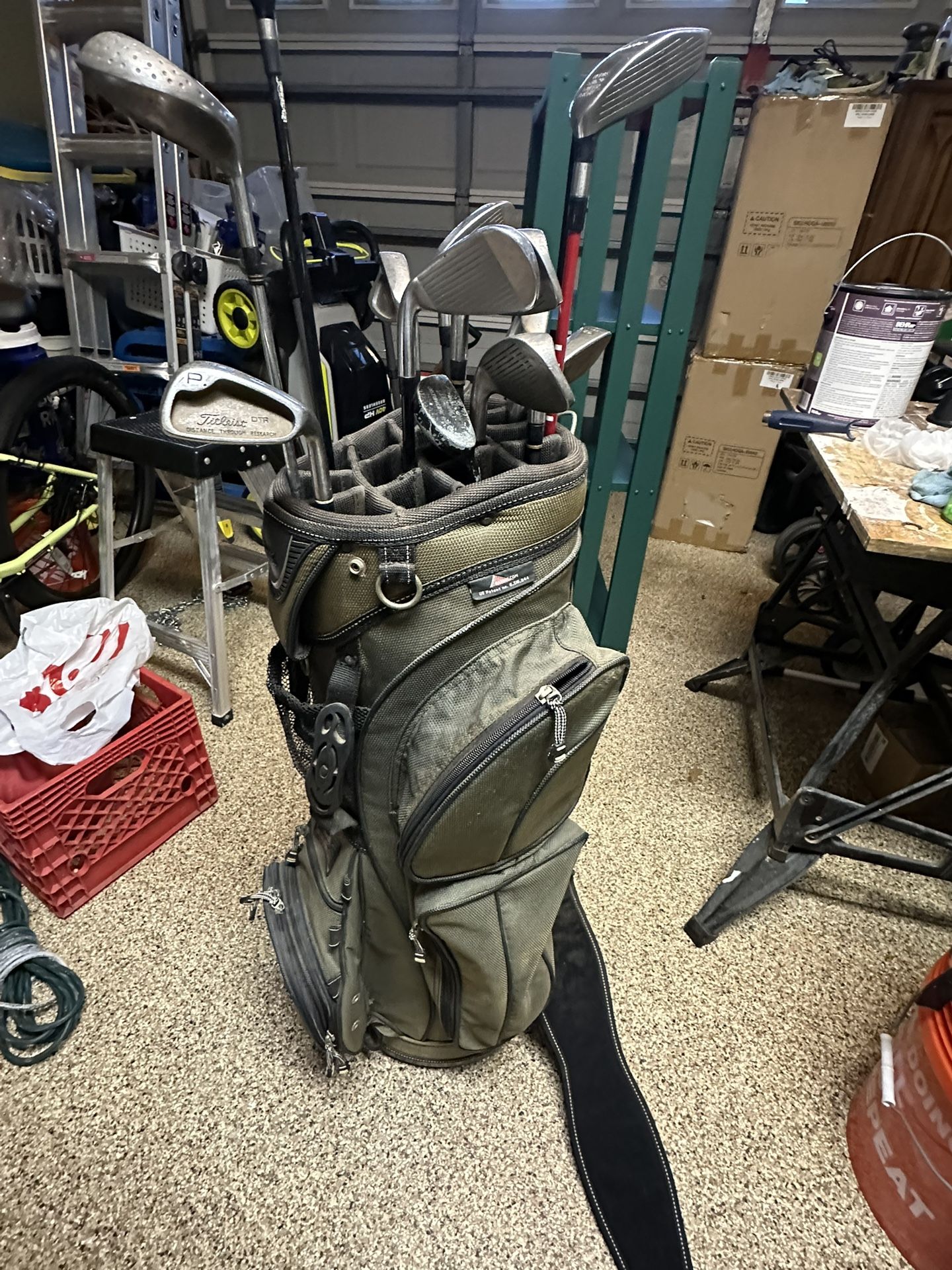 Golf Clubs And Bag