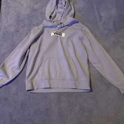 Baby blue vans hoodie 