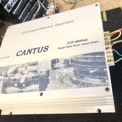 Cantus 600 Watts 2 Channel Amplifier 