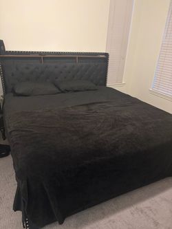 King size Bed with frame