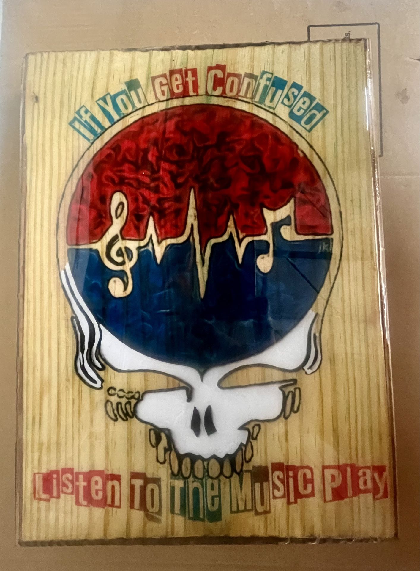 Grateful Dead Resin Plaque
