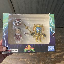 Mighty Morphin Power Rangers Loyal Subjects MMPR Red Ranger vs Goldar Action Vinyls