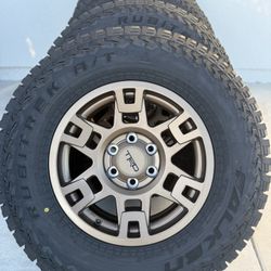 LT/265/70/17.. FALKEN RUBITREK A/T. 01.. 4 BRAND New Tires. And TRD PRO WHEELS 17x7.. $2900