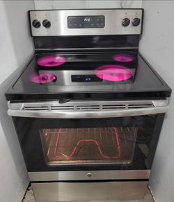 Stainless Steel Stove ge glass top
