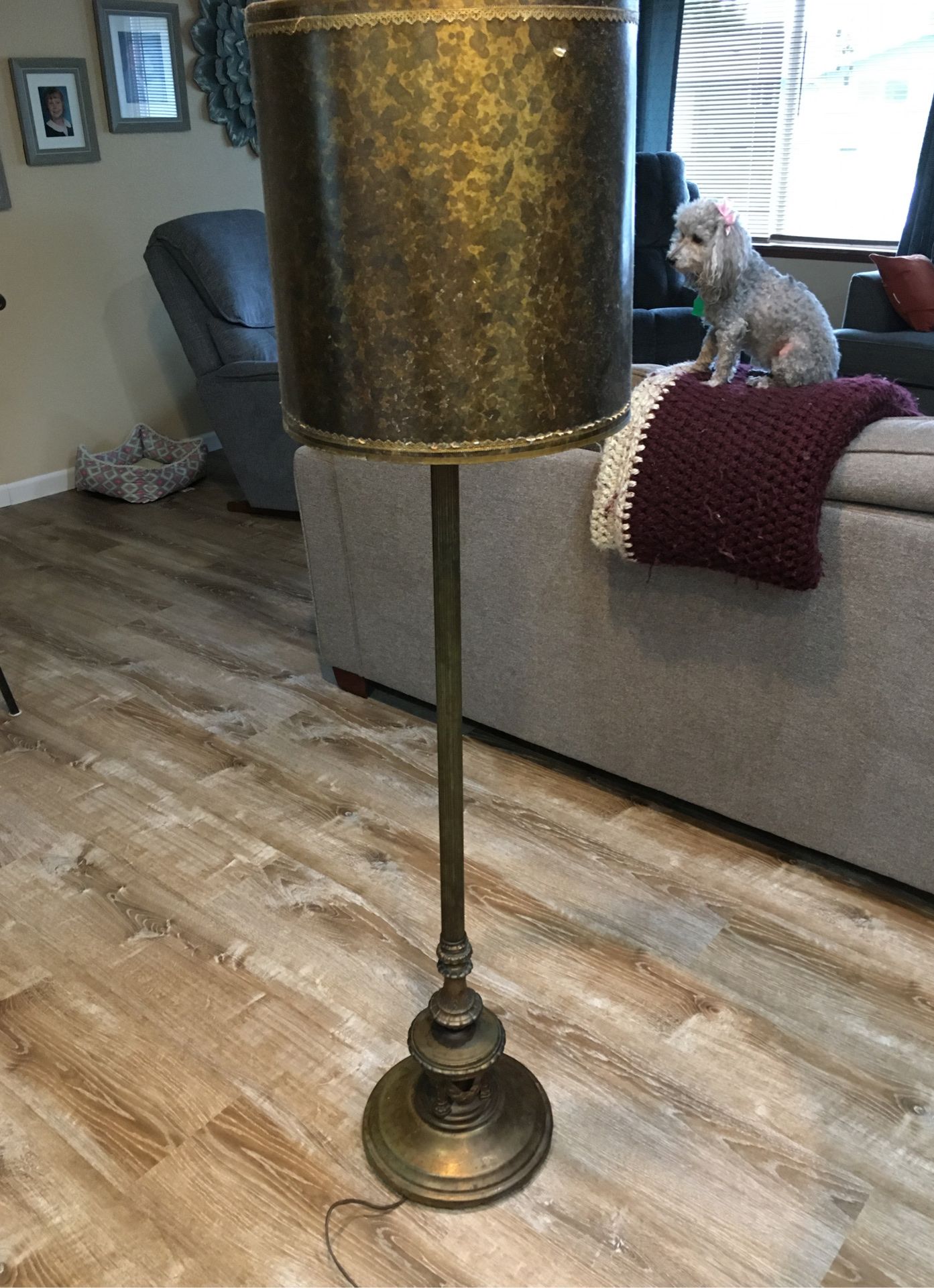 Older floor lamp