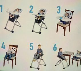 High chair 6 in 1