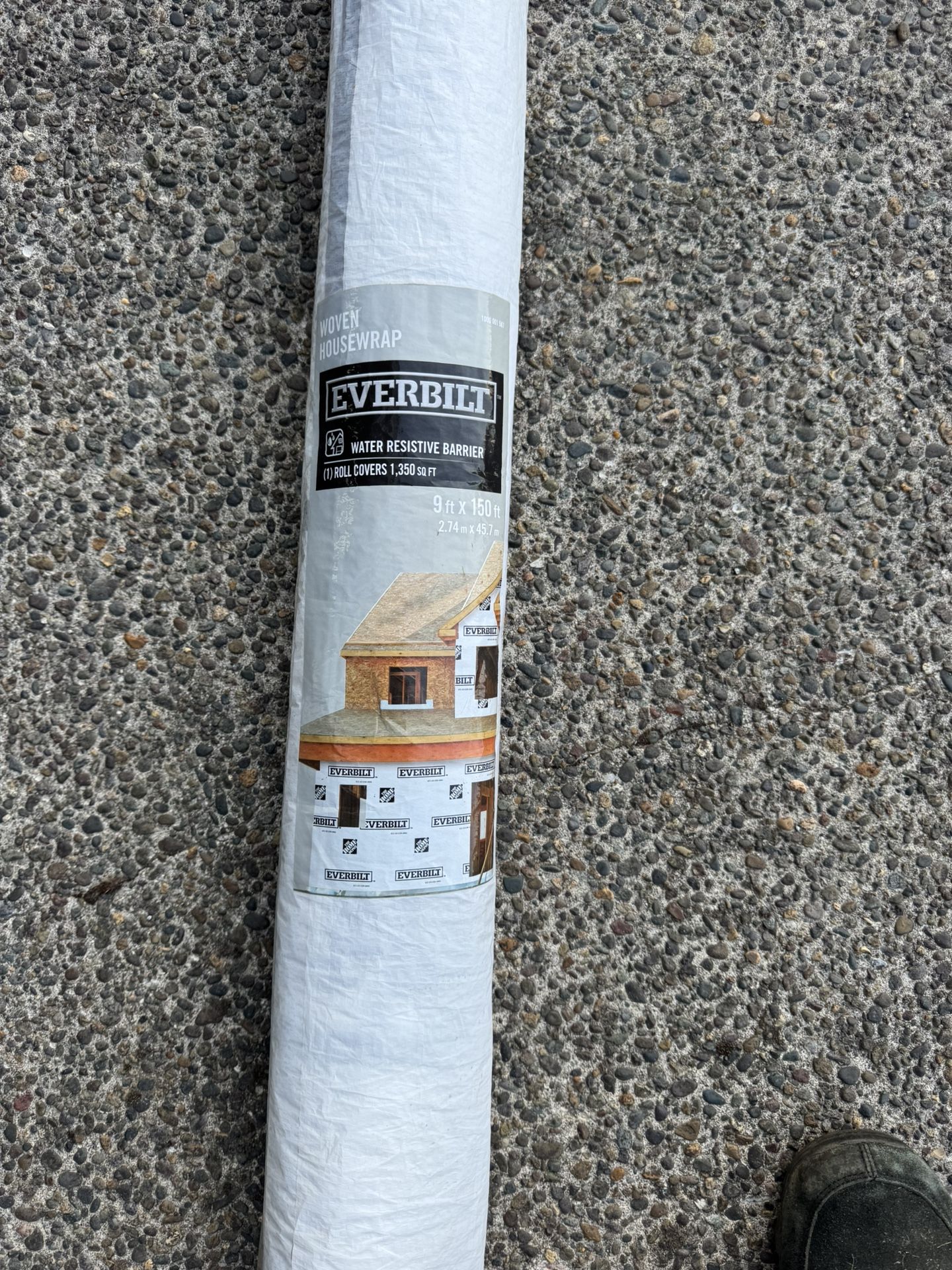 Everbilt 9’ X ~125’ Roll Of House Wrap