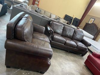 Leather sofa and love
