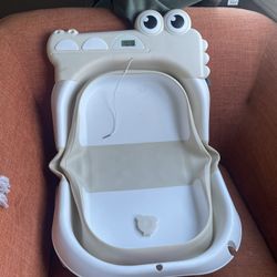 Collapsible  Baby Bath Tub With Thermometer  