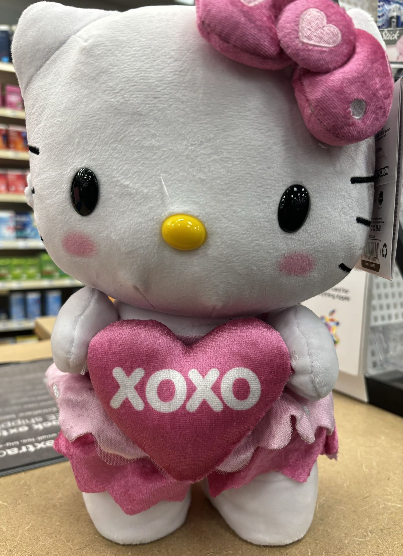 Valentine's Hello Kitty Side Stepper Animated Plush XOXO