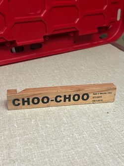 Free Choo-Choo Wooden Train Whistle