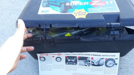 Tire chains for Pickups and SUV's