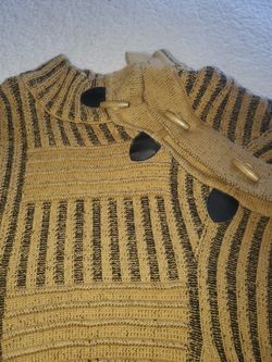 LaVane New York Gold/Black Sweater 4X