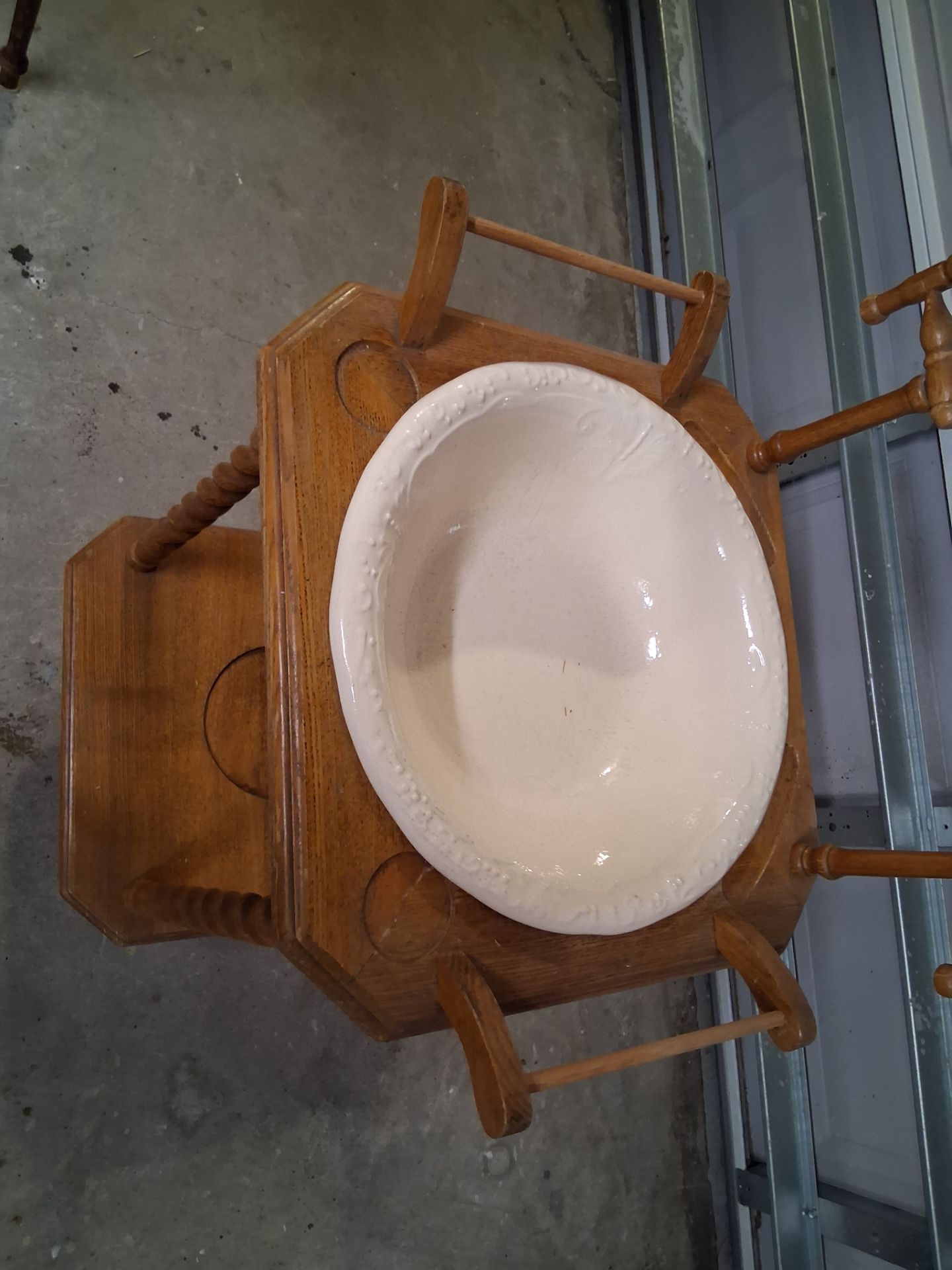 Vintage English Victorian Style Washstand