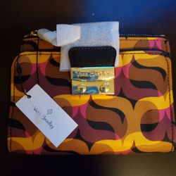 VB New Multi Color Wallet W Tags