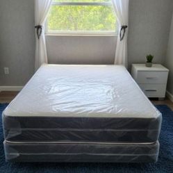 New FULL SIZE MATTRESS WITH BOX SPRING SET COLCHONES NUEVOS MATRIMONIALES FULL