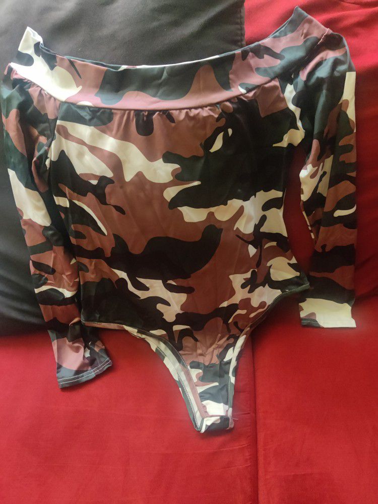 Camouflage bodysuit