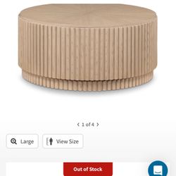 36” Round Coffee table