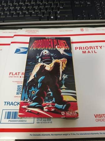 forbidden planet 1956 sci-fi film vhs