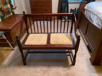 Antique wood bench