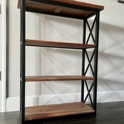40” H 4 Tier Shelf Console Table