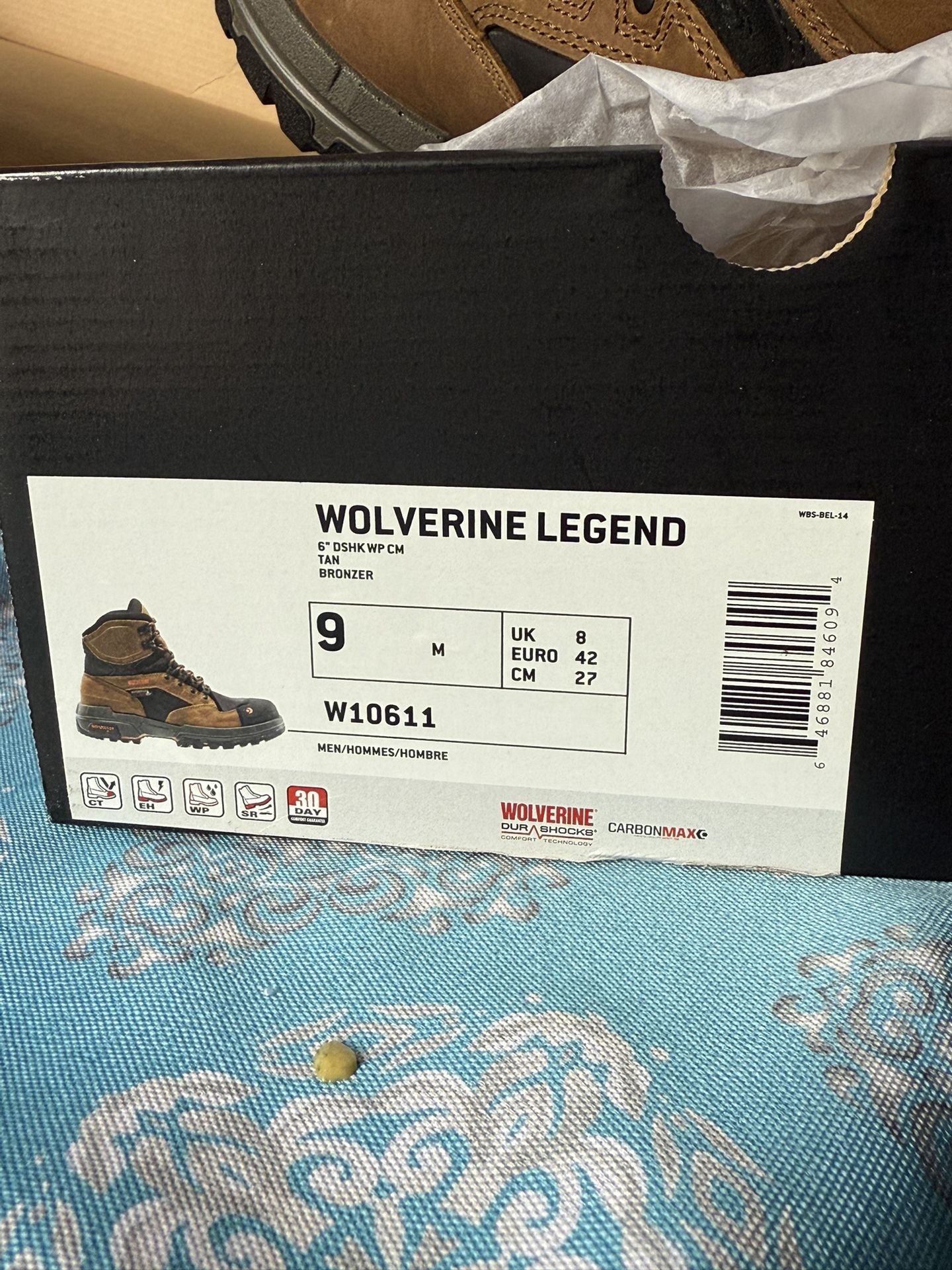 work boots size 9