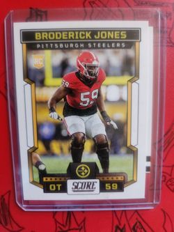 2023 Panini Score NFL #394 Broderick Jones RC