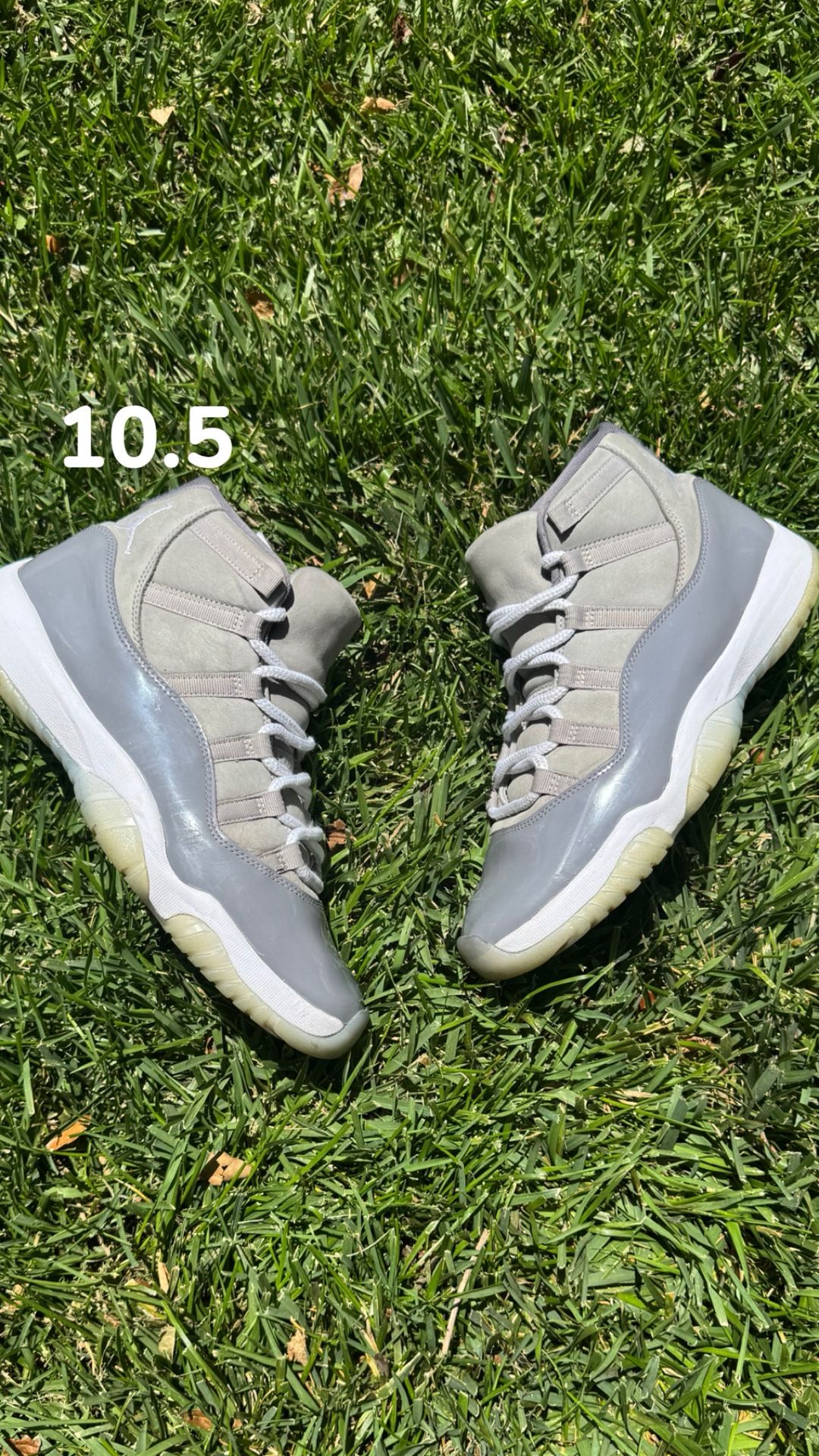 Jordan 11 Cool Grey Size 10.5