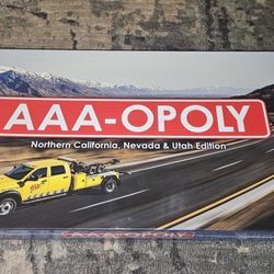 AAA-OPOLY Northern California, Nevada & Utah Edition Brand New & Factory Sealed!
