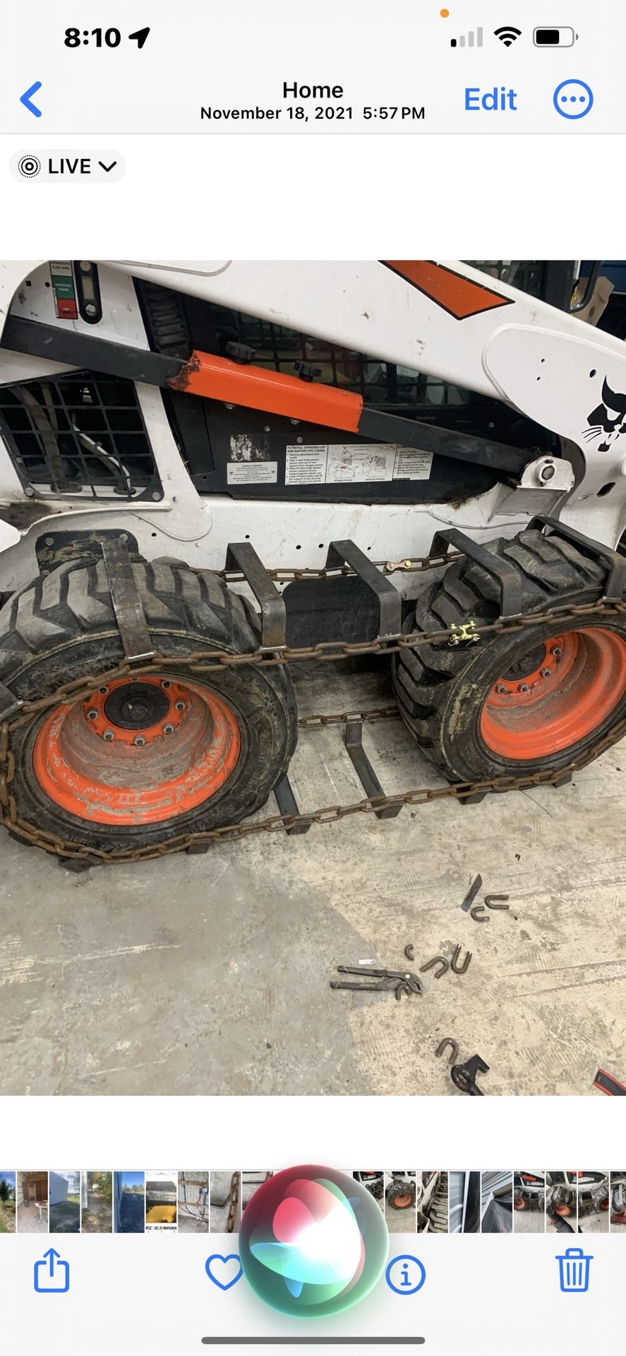Bobcat 570 Track Over Tracks