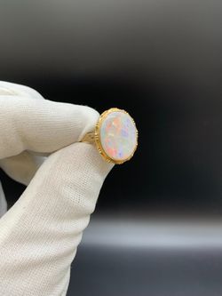 14KT GOLD OPAL RING #34033