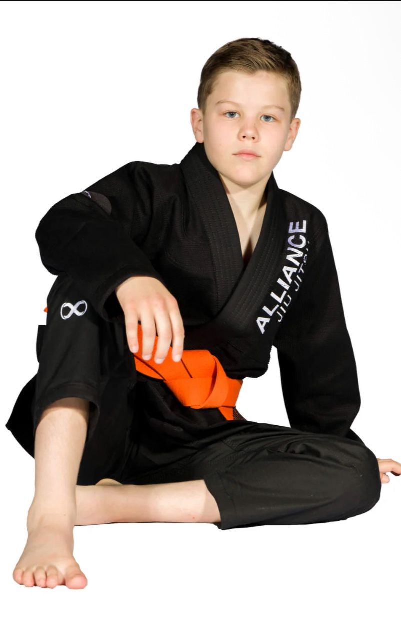 Alliance Fight Light - Kids Jiu Jitsu Gi × 1 Black / C1