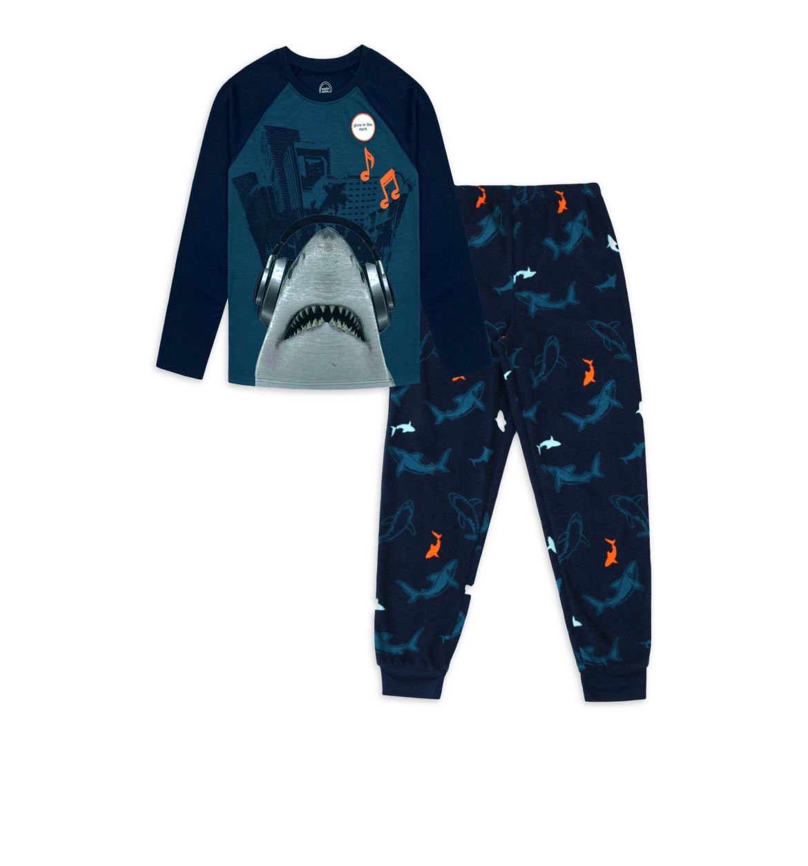NWOT Wonder Nation Boys Long Sleeve Sleep Pajama Set, Size 6-7