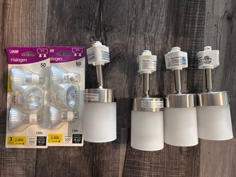 Track lights with replacement