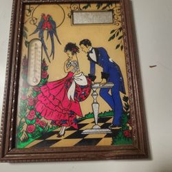 1944 Wall Mounted Calender and thermostat