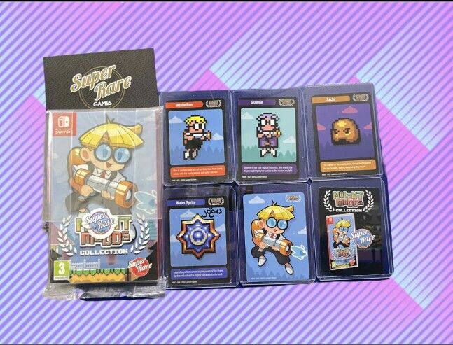 SIGNED Card Mutant Mudds Collection Super Rare Games Nintendo Switch Complete