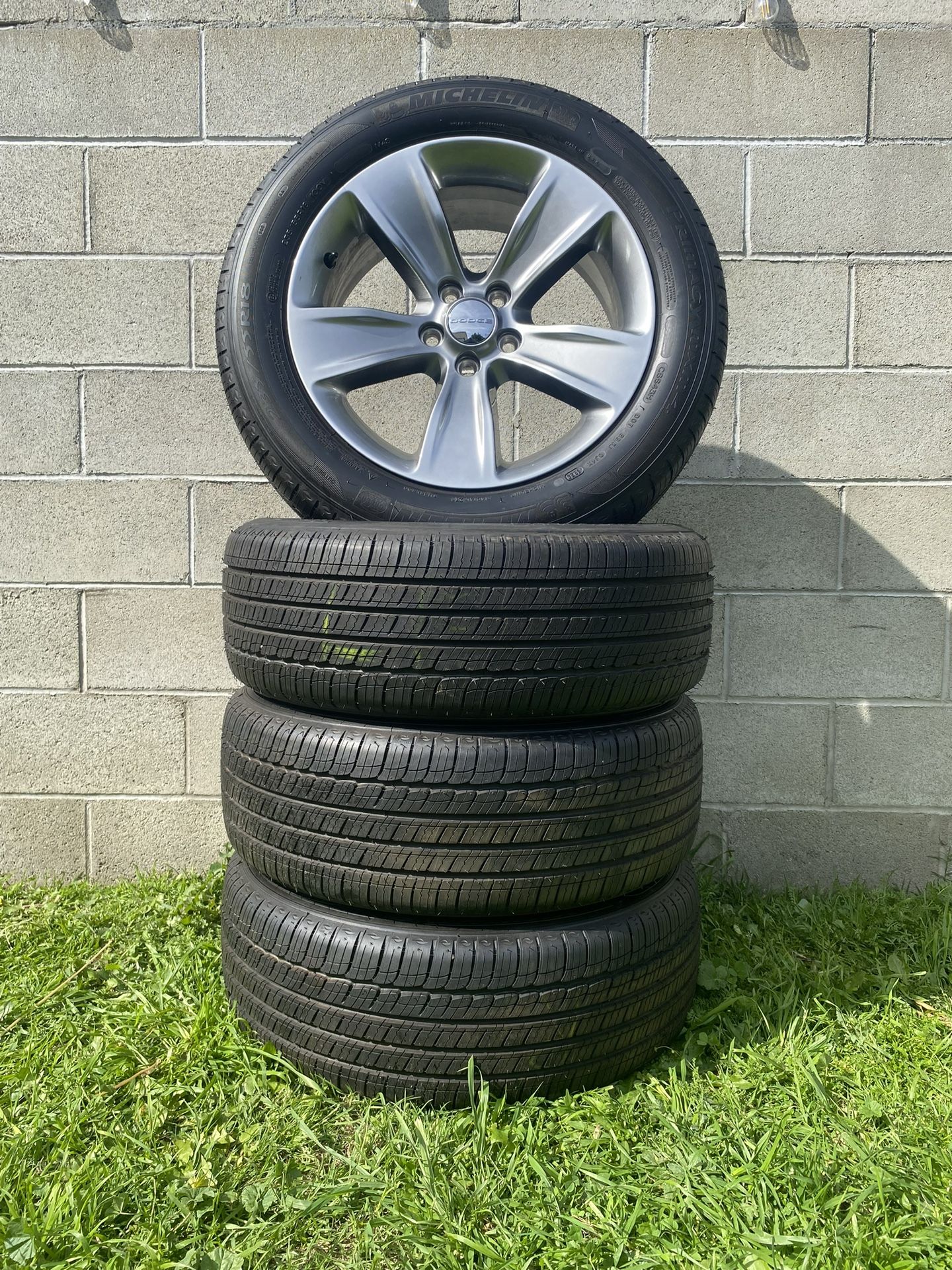 Tires and wheels 18”