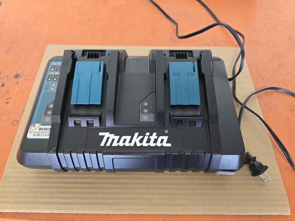 Makita 18V Lithium-Ion Dual Port Rapid Optimum Charger