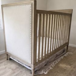 Restoration Hardware Marcelle Upholstered Crib