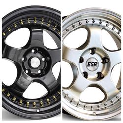 ESR 18” wheels 5x100 5x114 5x120 (only 50 down payment/ no credit check )