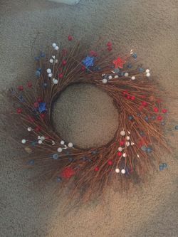 Patriotic wreath ....