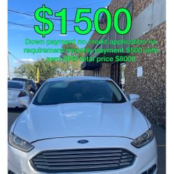2016 Ford Fusion No Credit Application No Requirement
